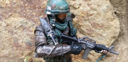 Wasteland merc  (sharpshooter) (Fallout) Custom Action Figure
