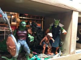 Groock- Bullywog /Hunter (Dungeons and Dragons) Custom Action Figure