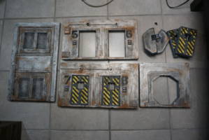 1/12 diorama raft/prison (Marvel Legends) Custom Diorama / Playset
