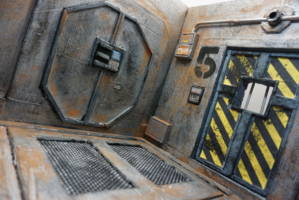 1/12 diorama raft/prison (Marvel Legends) Custom Diorama / Playset