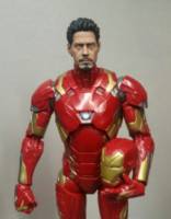Realistic Tony Stark Iron Man Head (Marvel Legends) Custom Action Figure
