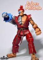 Cyber Akuma (Red) (Street Fighter) Custom Action Figure