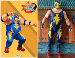 Raiden (Capcom vs. SNK) Custom Action Figure