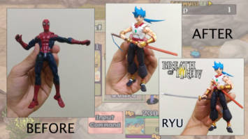 Ryu (Breath of Fire IV) (Dragon Quest) Custom Action Figure