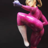 Custom Figure Nina Williams Tekken 4 (Tekken) Custom Miniature / Figurine [04]