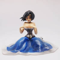 Custom Unique Figure Elizabeth Sexy Dress - Character of video game Bioshock (Bioshock) Custom Miniature / Figurine [02]