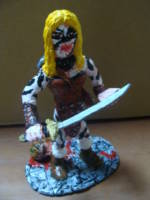 War-painted Valeria(Figurine) (Conan) Custom Miniature / Figurine