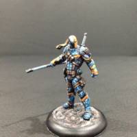 Deathstroke (Batman - Arkham Origins) Custom Miniature / Figurine [Deathstroke]