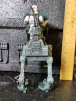 3.75" Imperial Assault Walker w/ Stormtrooper Battlefield Paint Detail (Star Wars) Custom Vehicle