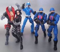 Cobra Commander, Soldiers, Baroness & Destro (G.I. Joe) Custom Action Figure