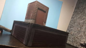 Rooftop and Props (1:12 Scale) (Marvel Legends) Custom Diorama / Playset