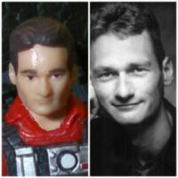 3.75" RYAN STILES (Drew Carey Show) as REBEL PILOT (Star Wars) Custom Action Figure