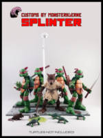 Master Splinter Mirage Style (Teenage Mutant Ninja Turtles) Custom Action Figure [Custom Splinter]