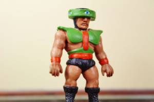 MOTUSCLE Teela and Tri-Klops in Warhammer style fully painted (Masters of the Universe) Custom Miniature / Figurine