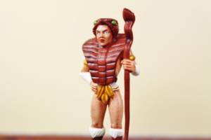 MOTUSCLE Teela and Tri-Klops in Warhammer style fully painted (Masters of the Universe) Custom Miniature / Figurine