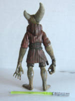 Crokus Flar - Under-Gotal Jedi (Star Wars) Custom Action Figure [Back View]