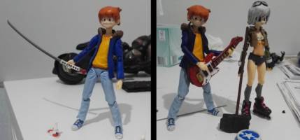 Scott Pilgrim Figma (Scott Pilgrim) Custom Action Figure [Figma Ramona to be uploaded soon]