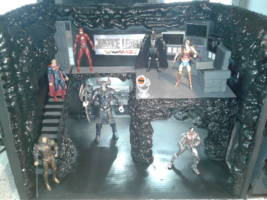 Batcave (Justice League) Custom Diorama / Playset [Figures moved.]
