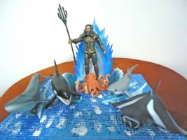 Aquaman The King of the Seven Seas (Diorama) (DC Universe) Custom Diorama / Playset