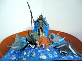 Aquaman The King of the Seven Seas (Diorama) (DC Universe) Custom Diorama / Playset