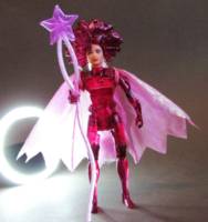 Jewelstar (She-Ra) Custom Action Figure [I tried to show the effect of the resin body in this picture by shining a light behind her.]