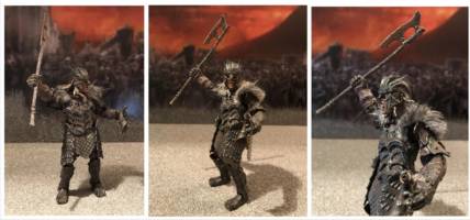 Yargûsh, the cohort-leader (Lord of the Rings) Custom Action Figure [Helmet details]