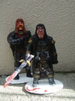 Thulsa Doom (Conan) Custom Miniature / Figurine [Thulsa with his right hand man Rexor in the background]