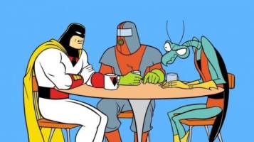 Space Ghost C2C Cast Minifigures (Space Ghost) Custom Miniature / Figurine [The Crew at Sup]
