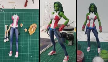 She Hulk Variable Action Figure (Marvel) Custom Action Figure