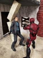 Apartment / Street Scene Diorama - 360° view (Marvel Universe) Custom Diorama / Playset