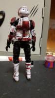 Star Wars Scout Trooper w/Speeder Bike (Star Wars) Custom Action Figure [Back of the Figure]