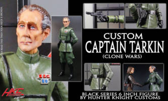 Clone Wars Captain Tarkin Black Series 6 inch figure (Star Wars Clone Wars) Custom Action Figure