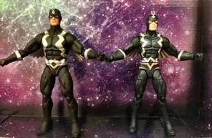 Marvel Legends Black Bolt (Marvel Legends) Custom Action Figure [Custom Black Bolt and Marvel Legends Black Bolt]