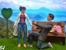 Proposal Couple (Marvel Legends) Custom Action Figure