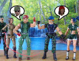 Ralf Jones (King of Fighters) Custom Action Figure [My theory is that Ralf Jones is inspired by Rambo and clark steel is inspired by Terminator.]
