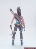 Lara Croft (Tomb Raider 2013 game/2018 movie) (Tomb Raider) Custom Action Figure [Lara Croft (Tomb Raider 2013) custom action figure back]