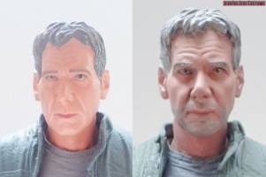 Deckard (Blade Runner 2049) repaint (Blade Runner) Custom Action Figure [Deckard (Blade Runner 2049) repaint closeup]