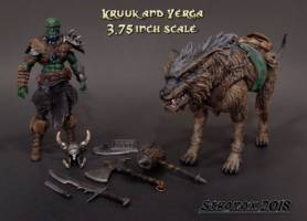 Kruuk and Yerga (Warcraft) Custom Action Figure