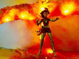 Dark Phoenix diorama (X-Men) Custom Diorama / Playset