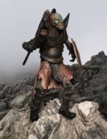 Orc Axe-Man (Lord of the Rings) Custom Action Figure [„ Aaaargh, damit !“...]