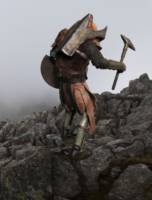 Orc Axe-Man (Lord of the Rings) Custom Action Figure [...forgot the wallet...!]