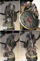Orc Axe-Man (Lord of the Rings) Custom Action Figure [The chessman by eaglemoss]