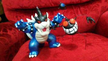 Dark Bowser and Dark Fawful Bug (Super Mario Bros) Custom Action Figure
