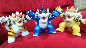 Dark Bowser and Dark Fawful Bug (Super Mario Bros) Custom Action Figure