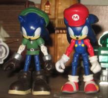 Mario Sonic (Sonic) Custom Action Figure