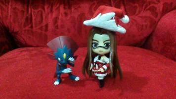 Nia (Christmas outfit) from Pokkén Tournament (Pokemon) Custom Action Figure