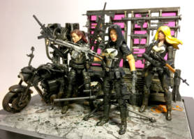 "Deadlier Than The Male" (Marvel) Custom Diorama / Playset