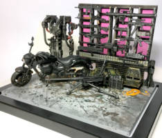 "Deadlier Than The Male" (Marvel) Custom Diorama / Playset