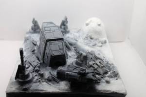 Starwars Hoth Diorama (Star Wars) Custom Diorama / Playset