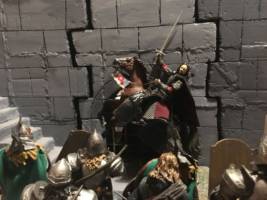 Black Gates Aragorn (Lord of the Rings) Custom Action Figure [I bid you stand Men of the West!]